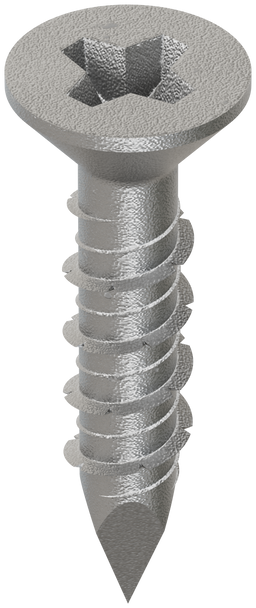 Picture of 1/4" x 1-1/4" Simpson Strong-Tie Titen® Phillips Flat-Head Stainless-Steel Concrete Screw TTN25114PFSS, 100/Box
