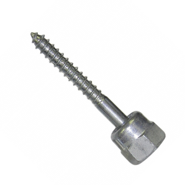 Picture of Sammys® 1/4" Vertical Threaded Rod Anchor for Wood, 1/4" - 20 Rod Size, 1/4" x 1" Screw Size,  GST 100 - 8002957, 25/Box