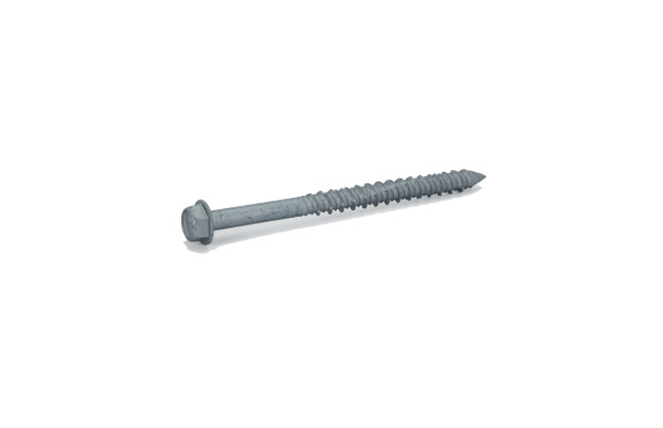 1/4" x 3-1/4" CONFAST® 410 Stainless Steel Hex Washer Head Masonry Screw, 50/Box