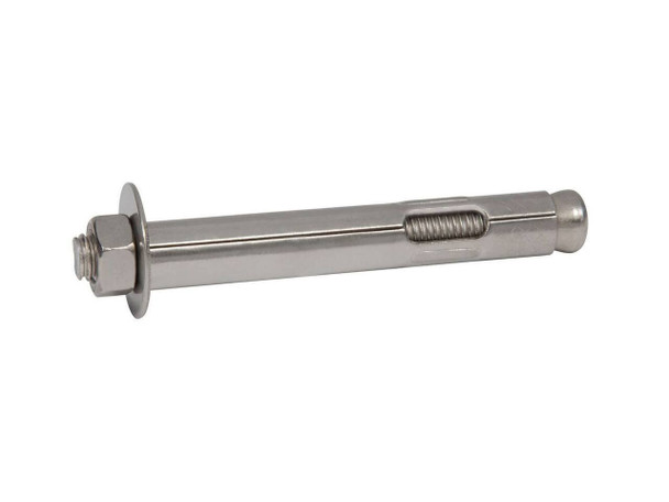 Picture of 1/2" x 6" 304 Stainless Steel Hex Sleeve Anchor, 25/Box