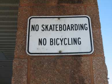 1/4" single expansion anchor - block - skateboarding sign