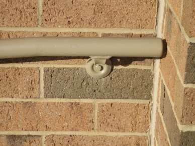 5/16" lag shield short - brick - hand railing