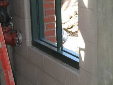 5/16" x 3-1/2" zinc plated flat head countersunk sleeve anchor - concrete -window