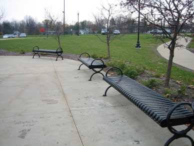 1/2" x 2-3/4" hot dipped galvanized anchor - concrete - park bench