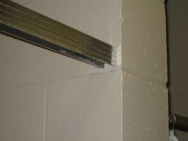 #10 machine screw anchor - block - shower curtain bracket