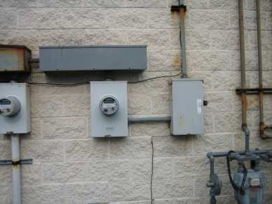 1/4" machine screw anchor - block - electric meter