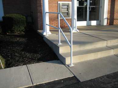 3/8" x 3-1/2" hot dipped galvanized thunderstud - concrete - stair railing 