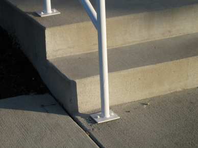 3/8" 304 stainless steel drop in anchor - concrete - stair railing